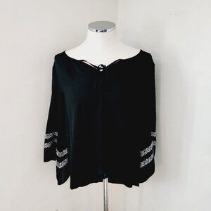 AGB Black Blouse Women's Size Medium‎